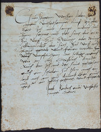 Schreiben Jäklein Rorbachs an den Heilbronner Rat; 4./5. April 1525
(Hauptstaatsarchiv Stuttgart H53 Büschel 168)