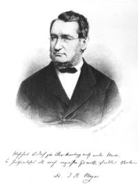 Robert Mayer im Alter von 54 Jahren; 1868
Stich und Druck von August Weger
(Stadtarchiv Heilbronn)