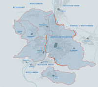 Das Territorium der Reichsstadt Heilbronn
(Stadtarchiv Heilbronn)
