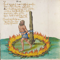 Aus: Peter Harrer, Beschreibung des Bauernkriegs; um 1525
(Badische Landesbibliothek Karlsruhe)