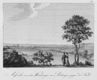 „Ansicht von den Weinbergen im Böckinger gegen die Stadt“; 1795
Stich von Carl Lang