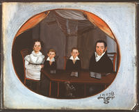 Die Heilbronner Apothekerfamilie Mayer; um 1820
(Stadtarchiv Heilbronn D032-407)