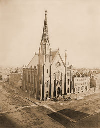 Calvary Baptist Church, Washington D.C.; um 1867
(Foto Mathew C. Brady; Calvary Baptist Church Private Collection Washington D.C.)