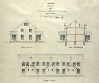Plan für den Bau von Arbeiter-Wohnungen; 1870
(Stadtarchiv Heilbronn A034-76)