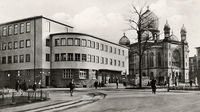 Neue Post und Synagoge an der Allee; 1930er Jahre
(Stadtarchiv Heilbronn)