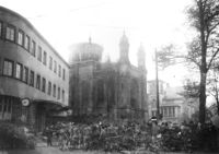 Am Morgen nach dem Brand der Synagoge; 10. November 1938
(Stadtarchiv Heilbronn)