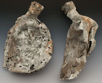 Trinkflasche aus Aluminium; gefunden nach dem 4. Dezember 1944
(Stadtarchiv Heilbronn E003-302)