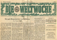 „Der gute Bürgermeister von Heilbronn“ von Victoria Wolff; 6. Dezember 1963
(Stadtarchiv Heilbronn)